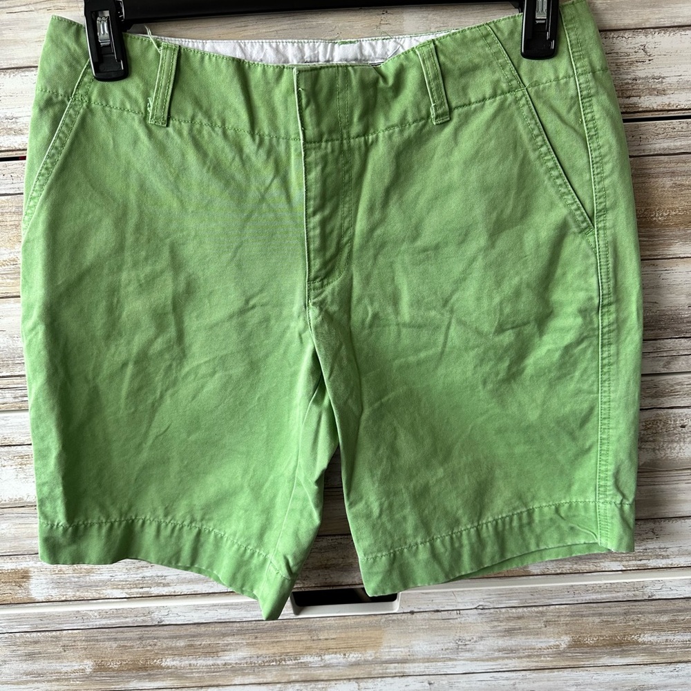 Old Navy Light Green Women's Bermuda Shorts - Casual Chino Style